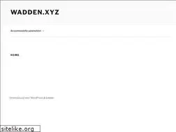 Sites similar to wadden.xyz