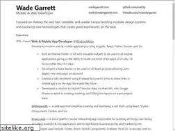 Sites similar to wadegarrett.com