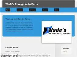 Sites similar to wadesforeignautoparts.com