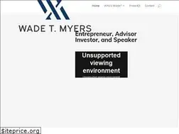 Sites similar to wadetmyers.com