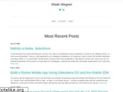 Sites similar to wadewegner.com