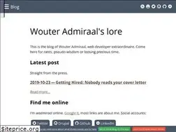 Sites similar to wadmiraal.net