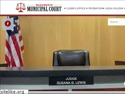 Sites similar to wadsworthmunicipalcourt.com