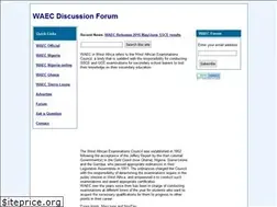 Sites similar to waecforum.com