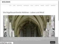 Sites similar to waeldner-orgel.de