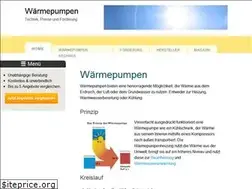 Sites similar to waermepumpen.info