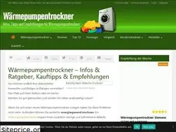 Sites similar to waermepumpentrockner-tests.de
