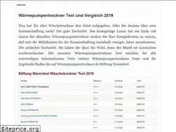 Sites similar to waermepumpentrockner.de