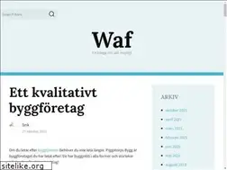 Sites similar to waf.se