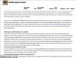 Sites similar to wafflemakercenter.com