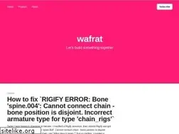 Sites similar to wafrat.com
