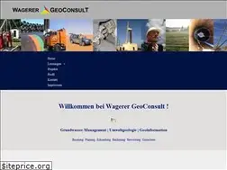 Sites similar to wagerer-geoconsult.de