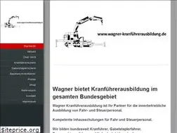 Sites similar to wagner-kranfuehrerausbildung.de