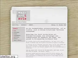 Sites similar to wagners-texte.de