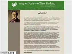 Sites similar to wagnersociety.org.nz