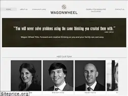 Sites similar to wagonwheeltitle.com