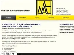 Sites similar to wah-torservice.de