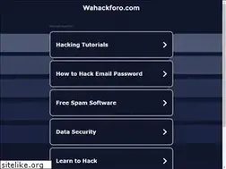Sites similar to wahackforo.com