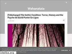 Sites similar to wahanatata.blogspot.com