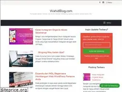 Sites similar to wahidblog.com