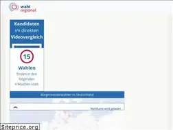 Sites similar to wahl-regional.de
