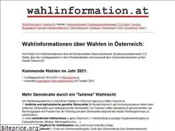 Sites similar to wahlinformation.at