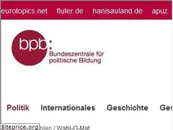 Sites similar to wahlomat.de