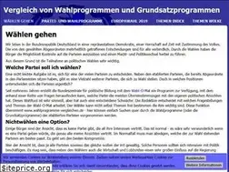 Sites similar to wahlprogramme-vergleichen.de