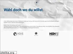Sites similar to wahlschein.de
