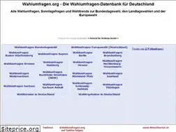 Sites similar to wahlumfragen.org