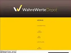 Sites similar to wahre-werte-depot.de