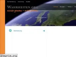 Sites similar to wahrheiten.org
