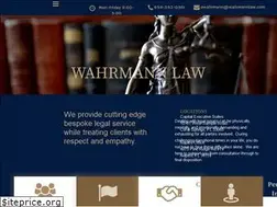 Sites similar to wahrmannlaw.com
