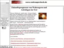 Sites similar to wahrsagercheck.de