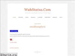 Sites similar to wahstatus.com