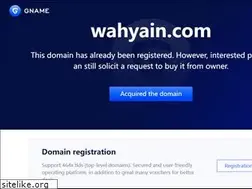 Sites similar to wahyain.com