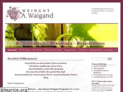 Sites similar to waigand-wein.de