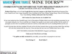 Sites similar to waiheke-winetours.co.nz