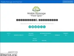 Sites similar to waikikimassageandfootspa.com