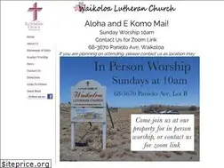 Sites similar to waikoloalutheranchurch.com