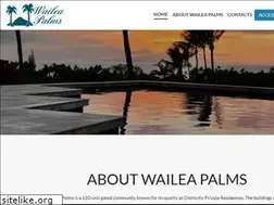 Sites similar to waileapalms.org