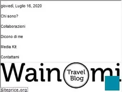 Sites similar to wainomitravelblog.com