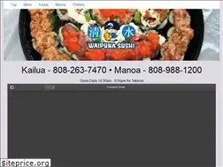 Sites similar to waipunasushi.com