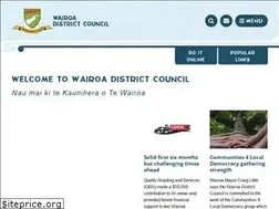 Sites similar to wairoadc.govt.nz