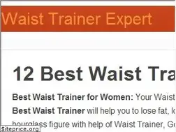 Sites similar to waisttrainerexpert.com
