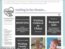 Sites similar to waitingchildinfo.com