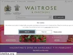 Sites similar to waitrose.com