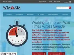 Sites similar to waittimealliance.ca