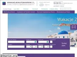 Sites similar to wakacjeautokarem.pl
