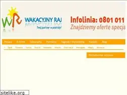 Sites similar to wakacyjnyraj.pl